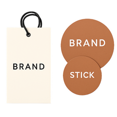 Custom Printed Hang Tags & Sticker Set