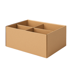 Partitioned Shipping Box