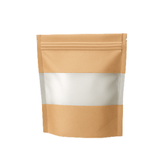 Compostable Pouch with Zip Lock