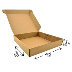 Cardboard Postal Box - 19x19x5cm  (PACK OF 50)